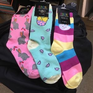 Easter Socks - 3 in lot